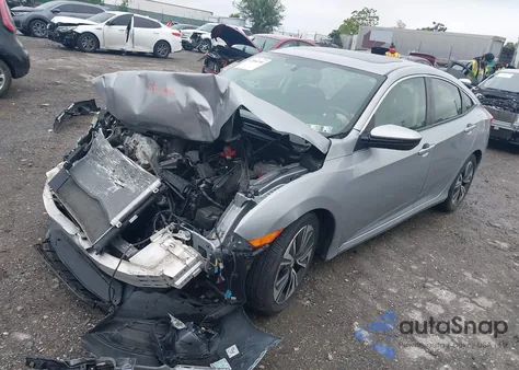 2018 Honda Civic Ex z USA, uszkodzony, nr VIN JHMFC1F31JX034786